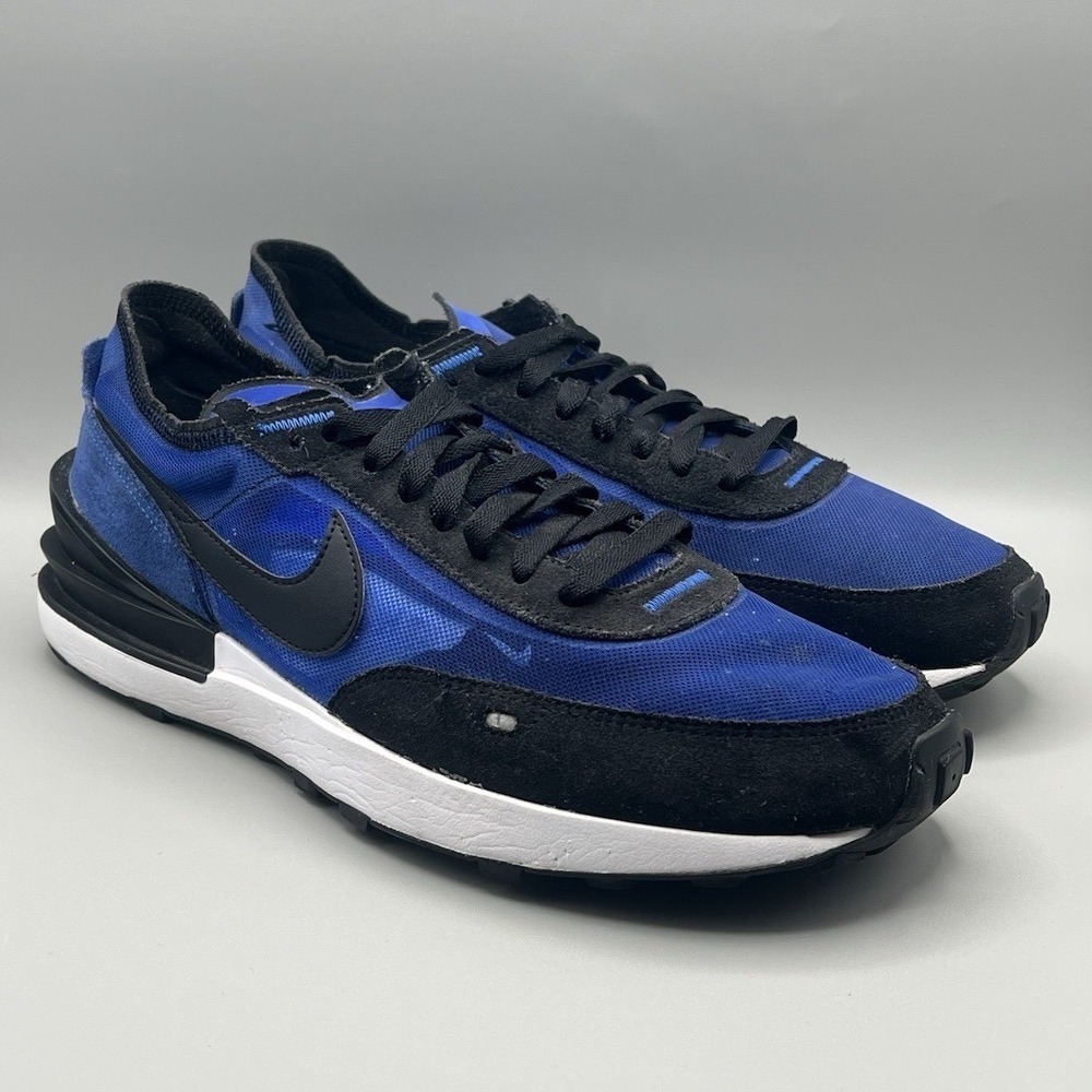 Nike Waffle One Blue Black Athletic Running Shoes - Men's Size 11.5 USED